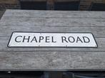 Straatnaambord "Chapel Road", Ophalen of Verzenden, Gebruikt
