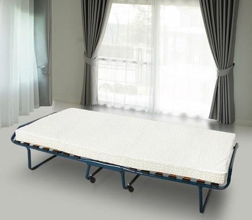 Logeerbed plooibed troonz slechts 2x beslapen 90 x 200 cm, Huis en Inrichting, Slaapkamer | Slaapbanken, Nieuw, 90 cm, 200 cm