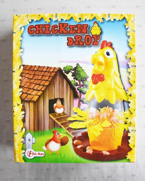 Gezelschapsspel Chicken Drop, Hobby en Vrije tijd, Gezelschapsspellen | Bordspellen, Zo goed als nieuw, Een of twee spelers, Drie of vier spelers