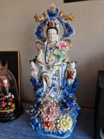 Xxl porseleinen beeld van godin Quan Jin Guan Yin, Antiek en Kunst, Ophalen of Verzenden