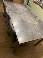 Table à manger + chaises, Stijlloos, Comme neuf, Enlèvement, Rectangulaire