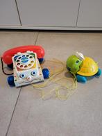 Fisher-price speelgoed telefoon (1961) en schildpad (1977), Verzamelen, Ophalen