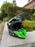 Casque de cross Airoh Twist 3 Shard Vert brillant comme neuf, Motoren, Kleding | Motorhelmen, Ophalen, S