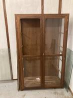 Vitrine à réparer, Maison & Meubles, Avec porte(s), Autres essences de bois, 100 à 150 cm, Utilisé