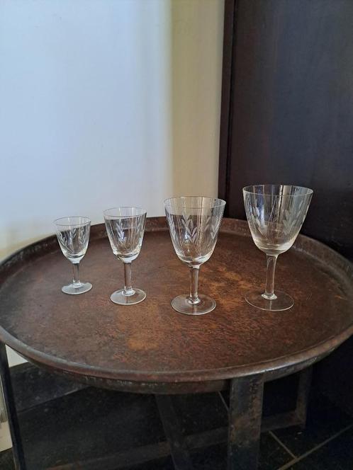 Wijnglazen, Portoglazen van  Doyen ( belgisch), Antiek en Kunst, Antiek | Glaswerk en Kristal, Ophalen