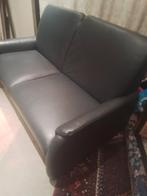 Blauwe  2 zit in leder, Ophalen