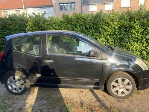 citroen c2 VTR, Auto's, Citroën, Particulier, C2, Benzine, Zwart, Zwart, Leder en Stof, Ophalen