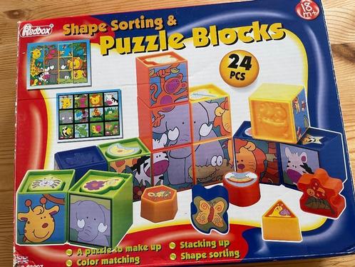 Puzzel - puzzle Blocks - ideaal kerst cadeau, Kinderen en Baby's, Speelgoed | Kinderpuzzels, Zo goed als nieuw, Ophalen of Verzenden