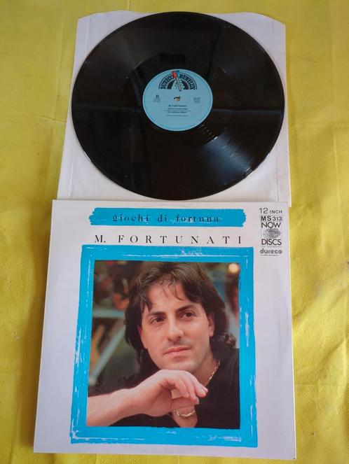 Maxi 45 - Mr. Fortunati - Giochi Di Fortuna  - VG++, CD & DVD, Vinyles | Pop, Utilisé, Enlèvement ou Envoi