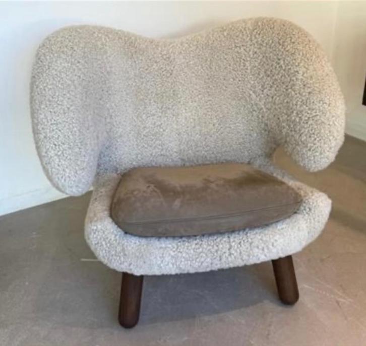 Finn Juhl Pelican chair CUSHION in daim, Huis en Inrichting, Zetels | Zetels, Nieuw, Ophalen of Verzenden