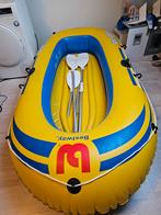 Nette en stevige rubberboot met peddels, Ophalen, Gebruikt