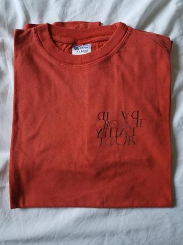 David Bowie Crew t-shirt XL beschikbaar voor biedingen