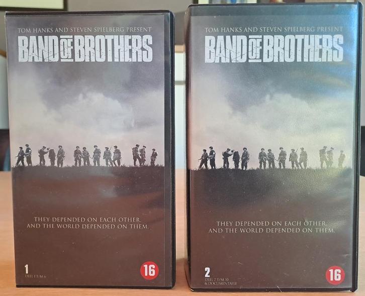 Band of Brothers VHS Box, Cd's en Dvd's, VHS | Film, Zo goed als nieuw, Actie en Avontuur, Alle leeftijden, Ophalen