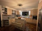 Volledige keuken met toestellen, Huis en Inrichting, Keuken | Complete keukens, Ophalen, Gebruikt, Hoekkeuken, Hout