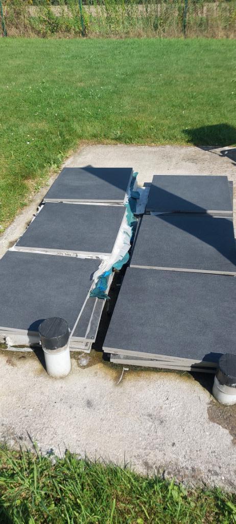 San Diego Nero Ret Buitentegels zwart, Tuin en Terras, Tegels en Klinkers, Nieuw, Terrastegels, Keramiek, 10 m² of meer, Gecoat