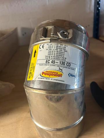 Inox bocht 45 graden diam 130, Enlèvement, Neuf, Inox