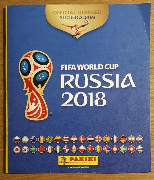 Album de la Coupe du Monde de la FIFA, Russie 2018 - Panini, Collections, Autocollants, Utilisé, Sport, Envoi
