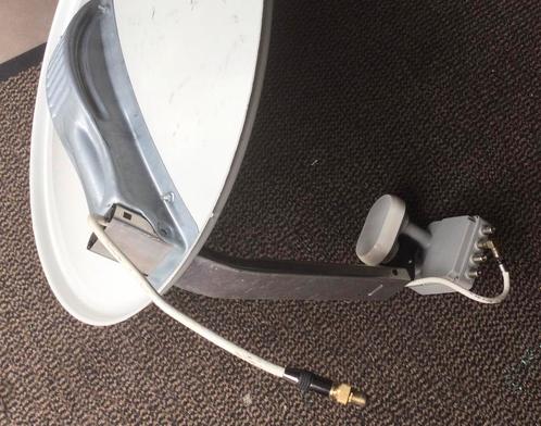 TV Vlaanderen schotel set compleet met HD ontvanger, Audio, Tv en Foto, Schotelantennes, Zo goed als nieuw, (Schotel)antenne-accessoires