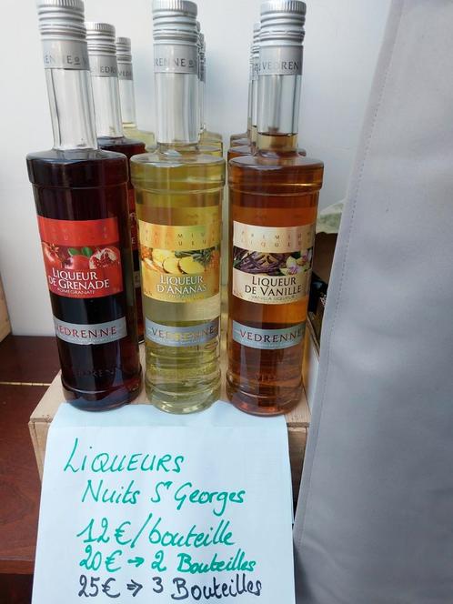 Liqueurs Vedrenne: grenade, ananas, vanille, Collections, Vins, Enlèvement