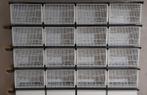 Terenziani CILEA 6040 draadkooien wand 28 stuks als nieuw, Ophalen, Zo goed als nieuw, Metaal, Broedkooi of Kweekkooi