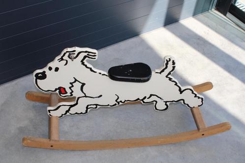 Tintin Michel Aroutcheff Design Milou bascule cheval bascule, Antiek en Kunst, Antiek | Speelgoed, Ophalen