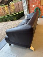 Rolf Benz lederen zetel: 3-zit, Huis en Inrichting, Ophalen, Gebruikt, 150 tot 200 cm, Driepersoons