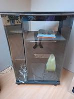 Meuble vitrine noir : pour TV, Consoles ou autre., Ophalen, Gebruikt