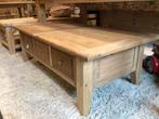 landelijke eiken salontafel(nieuwstaat), Huis en Inrichting, 100 tot 150 cm, Eikenhout, Nieuw, Landelijk