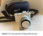 Nikon 1V1 30-110 lens flits tas oplader, TV, Hi-fi & Vidéo, Appareils photo numériques, Enlèvement