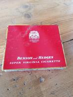 Sigaretten blikje Benson and Hedges, Ophalen of Verzenden, Gebruikt, Overige typen