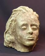 1920 superbe sculpture tête buste femme terre cuite 6kg20cm, Envoi