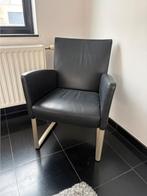 zeteltjes zwart leder, Huis en Inrichting, Ophalen, Gebruikt, Leer