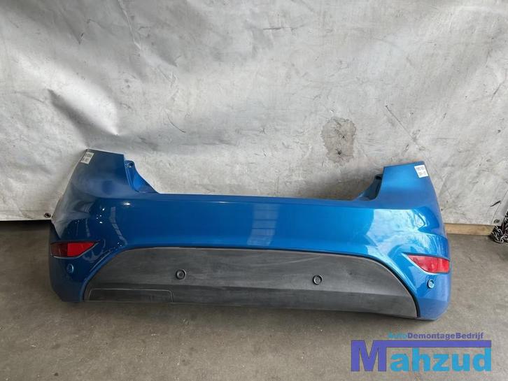 FORD FIESTA 6 Blauw achterbumper met pdc 2008-2017, Auto-onderdelen, Carrosserie, Bumper, Ford, Achter, Gebruikt