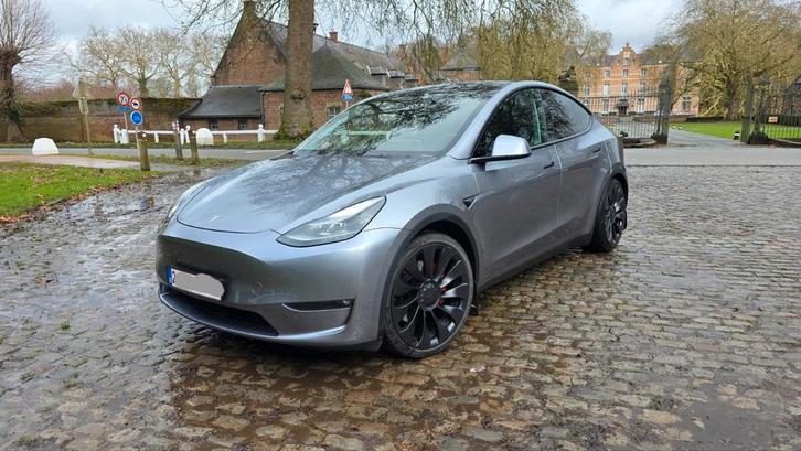 ⚡️Tesla Model Y Performance Quicksilver 09/2024, Auto's, Tesla, Particulier, Model Y, Elektrisch, Euro 6, SUV of Terreinwagen