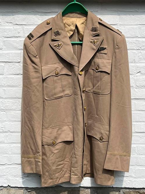 WW2 USAAF US Army Air Force service pilot bullion kapitein, Verzamelen, Militaria | Tweede Wereldoorlog, Luchtmacht, Kleding of Schoenen
