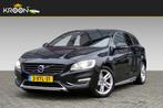 Volvo V60 2.4 D6 AWD Plug-In Hybrid Summum, Auto's, Automaat, Zwart, Break, Onderhoudsboekje