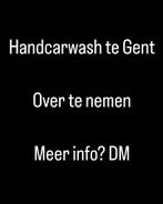 Professionele Handcarwash over te nemen Gent, Zakelijke goederen