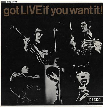 Rolling Stones EP "Got Live if You Want It" [UK] disponible aux enchères