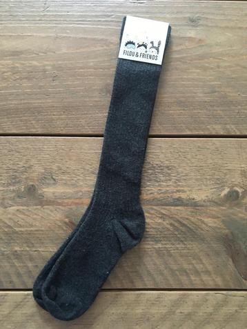 FILOU, chaussettes à genoux grises taille 28 - 31 (neuves)