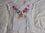Speciaal meisjes t - shirt met korte mouwen. Maat 134, Comme neuf, C&A, Fille, Chemise ou À manches longues