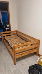 Houten bed inclusief lattenbodem, Huis en Inrichting, Slaapkamer | Bedden, Ophalen, Eenpersoons, 210 cm, Hout