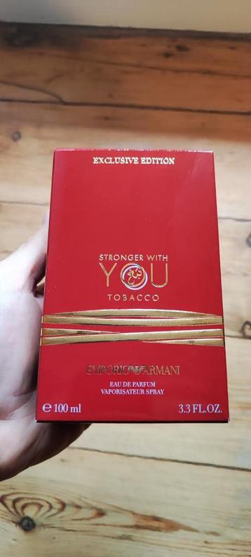 Parfum Armani Stronger With You Tabacco Exclusive Edition  disponible aux enchères