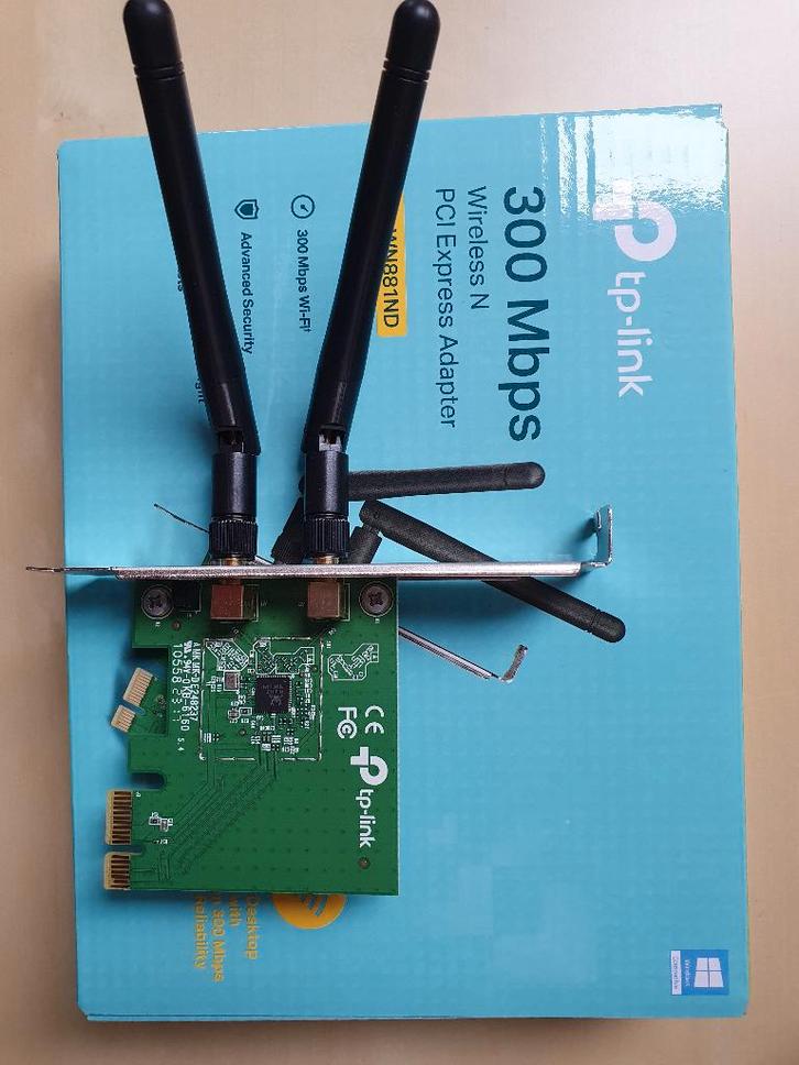 Carte WiFi PCI Express TP-Link, Computers en Software, Netwerkkaarten, Zo goed als nieuw, Intern, Ophalen of Verzenden