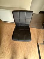 4 stoelen en tafel  zo goed als nieuw, Huis en Inrichting, Ophalen, Zo goed als nieuw, Zwart, Hout