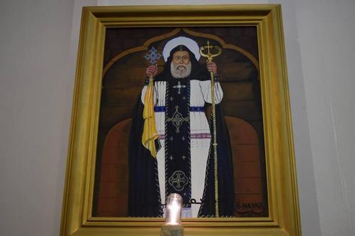 Saint Jacob araméen painting by joky kamo (Vendu)❗, Antiquités & Art, Art | Peinture | Moderne, Enlèvement