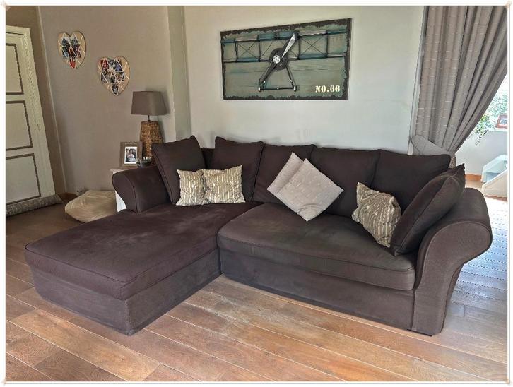 HOME SPIRIT – CANAPE D’ANGLE/MERIDIENNES (2) « PERTH », Maison & Meubles, Canapés | Salons, Utilisé, Banc d'angle, Quatre personnes ou plus