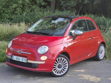 Fiat 500 - 1.3i - 122d km - Panodak - Airco - onderhoudsboek beschikbaar voor biedingen