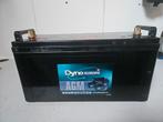 AGM Dyno Europe Deep cycle 12v 128 amp, Caravans en Kamperen, Ophalen, Gebruikt