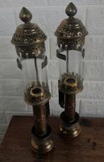 Bougie de voiture vintage en cuivre de la Great Western Rail, Enlèvement ou Envoi, Verre