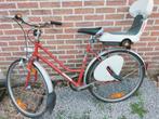 Fiets dames voor kind 8 tot 10 jaar inclusief kinderzitje, Ophalen